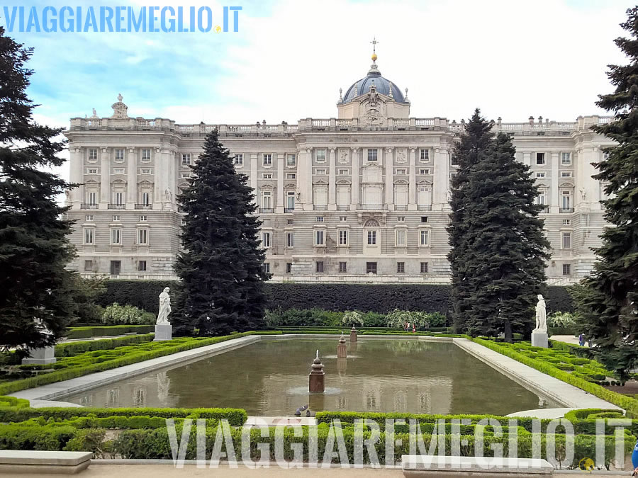 Giardini di Sabatini e Palazzo Real - Madrid